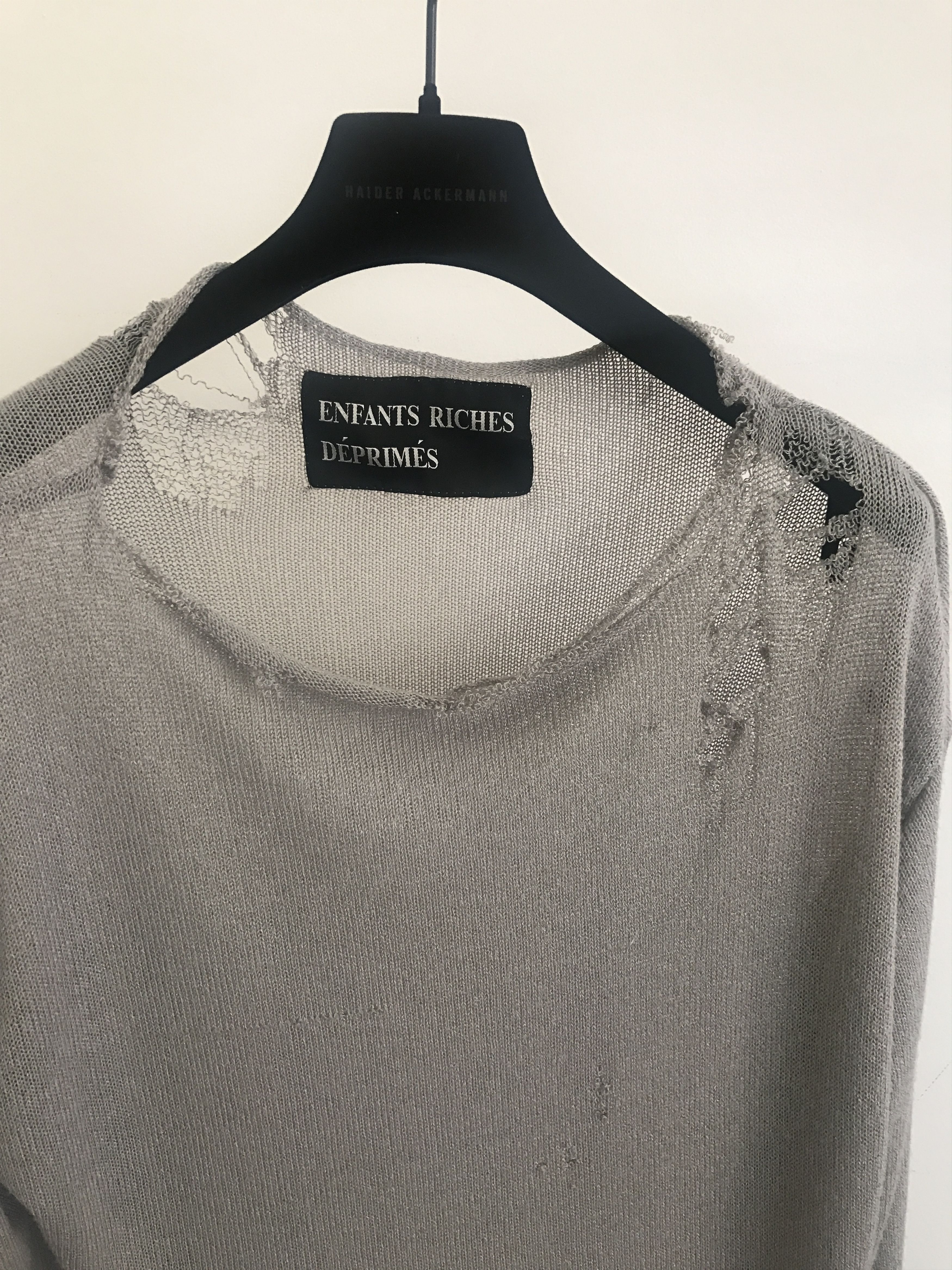 Enfants Riches Deprimes Distressed Sweater Size US M / EU 48-50 / 2 - 2 Thumbnail