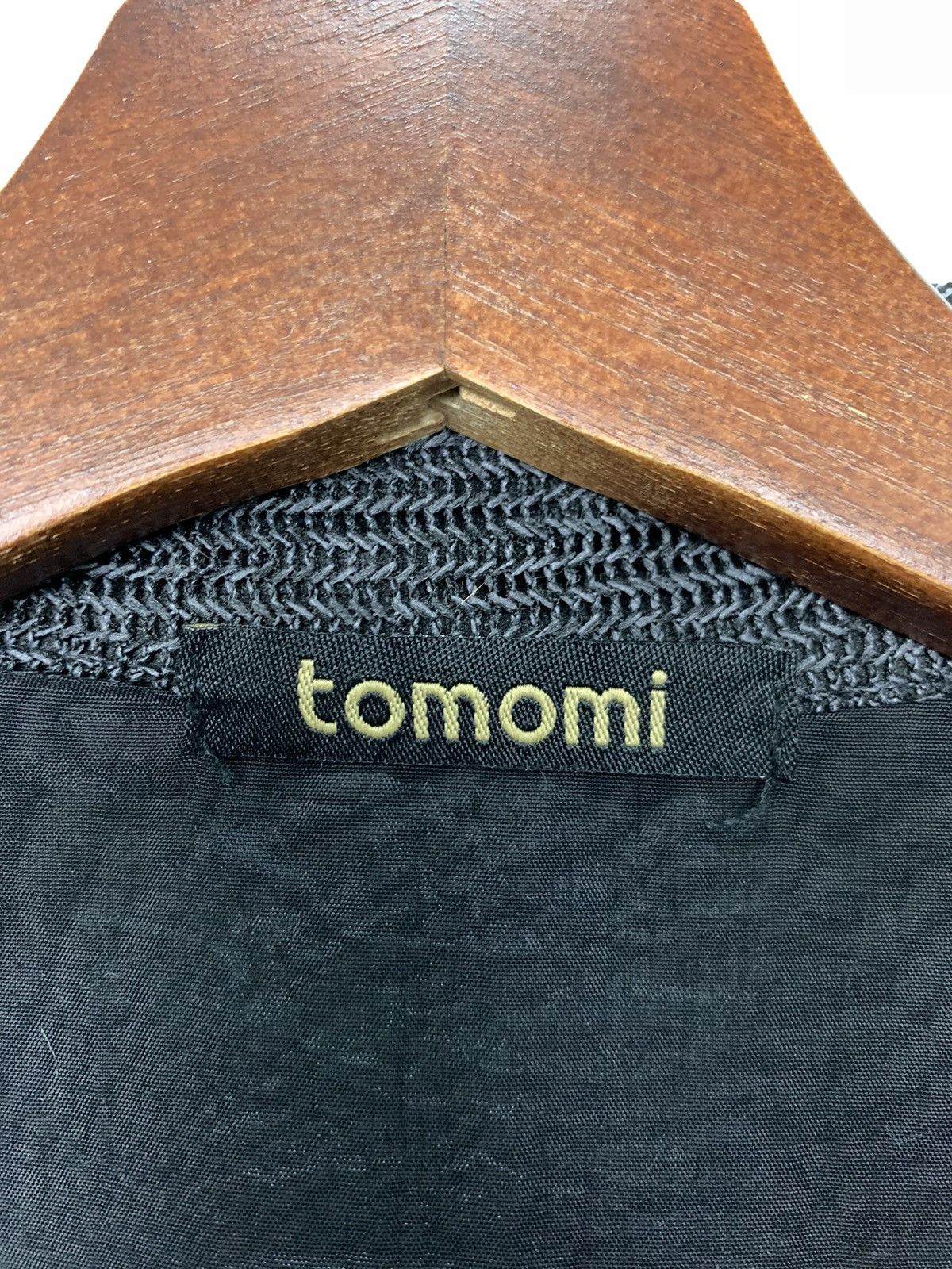 All Blacks × Japanese Brand TOMOMI Mesh Net Nylon Flare Multipocket Button Vest Jacket Size M / US 6-8 / IT 42-44 - 16 Thumbnail