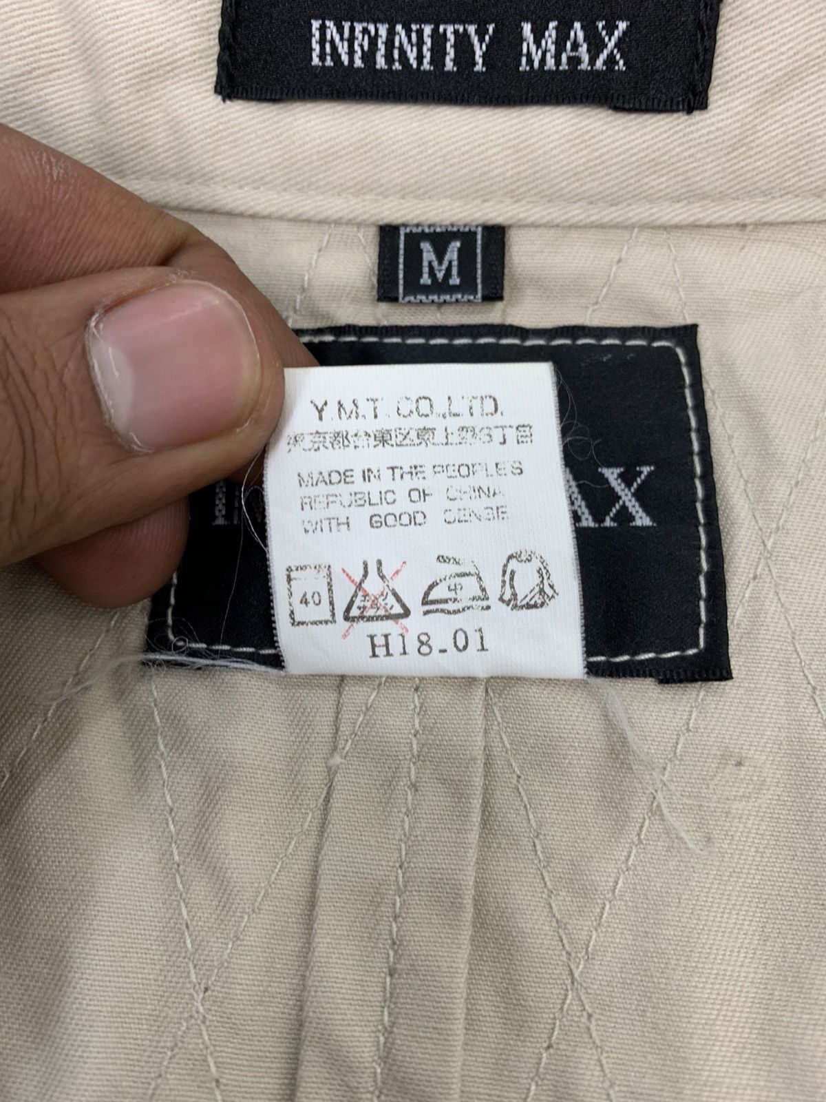 Other INFINITY MAX Sashiko Boro Stitching Workwear Chore Jacket Size US M / EU 48-50 / 2 - 18 Thumbnail