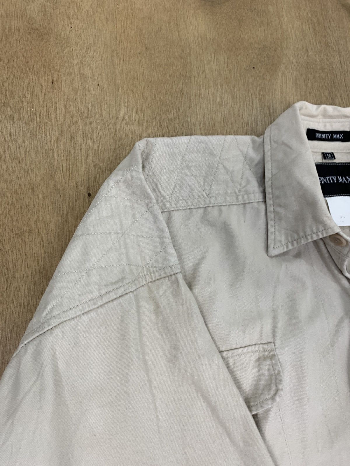 Other INFINITY MAX Sashiko Boro Stitching Workwear Chore Jacket Size US M / EU 48-50 / 2 - 12 Thumbnail