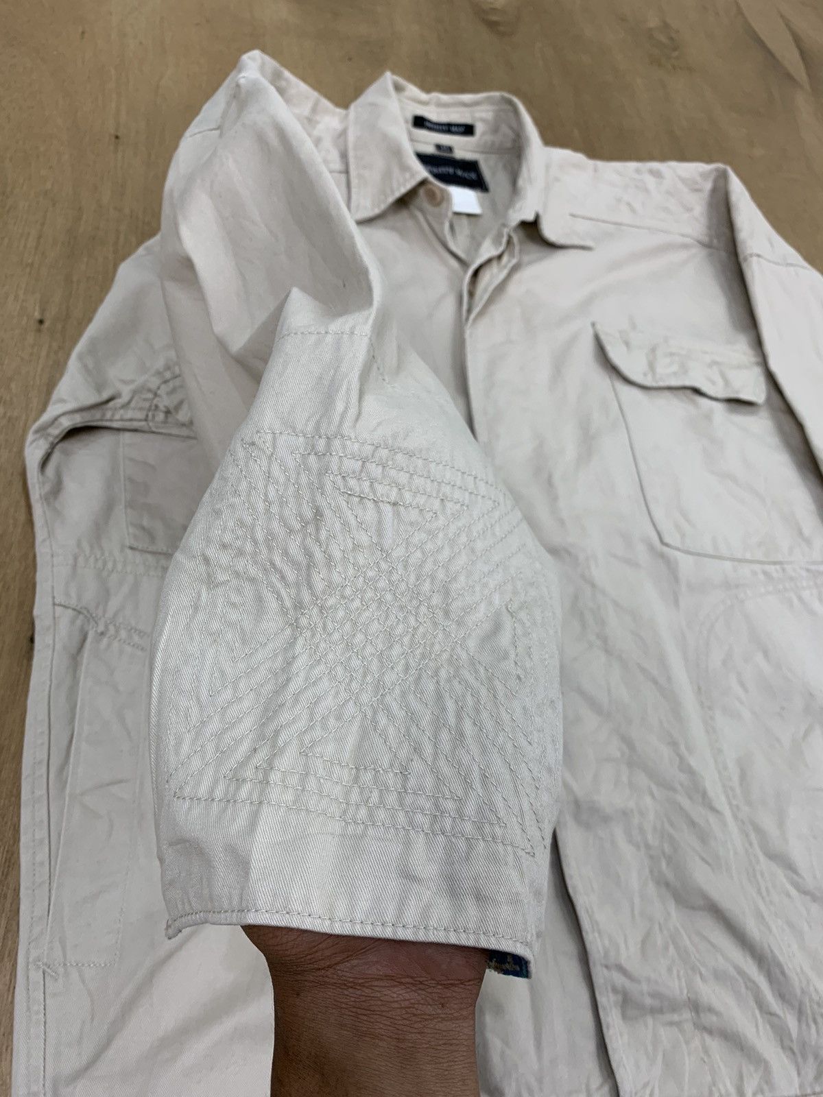 Other INFINITY MAX Sashiko Boro Stitching Workwear Chore Jacket Size US M / EU 48-50 / 2 - 11 Thumbnail
