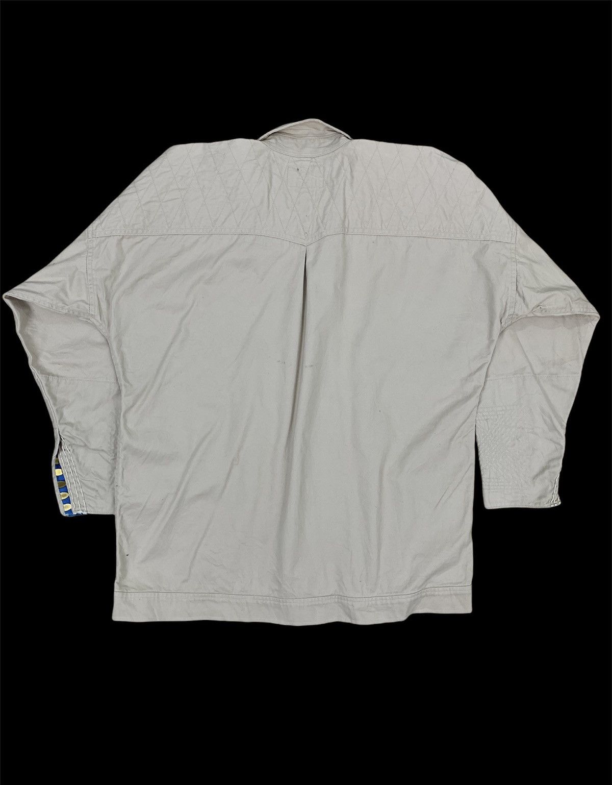 Other INFINITY MAX Sashiko Boro Stitching Workwear Chore Jacket Size US M / EU 48-50 / 2 - 2 Thumbnail