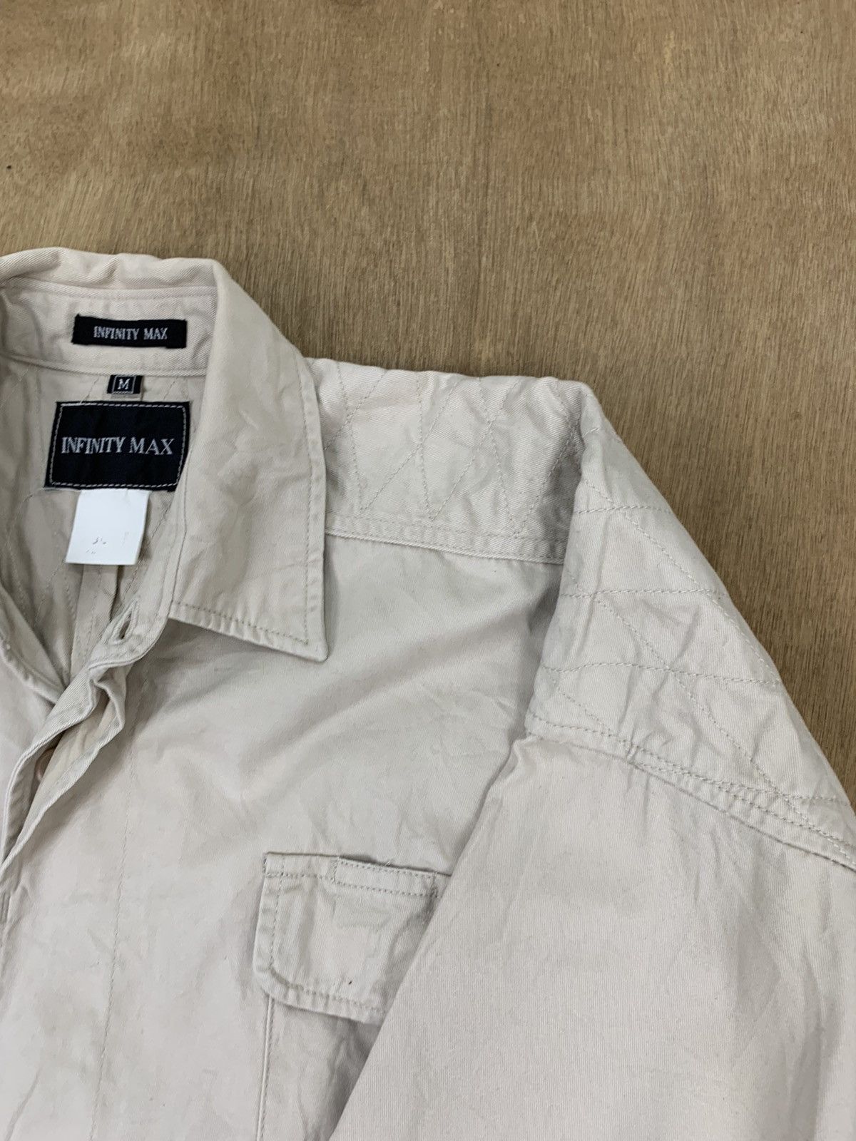 Other INFINITY MAX Sashiko Boro Stitching Workwear Chore Jacket Size US M / EU 48-50 / 2 - 13 Thumbnail