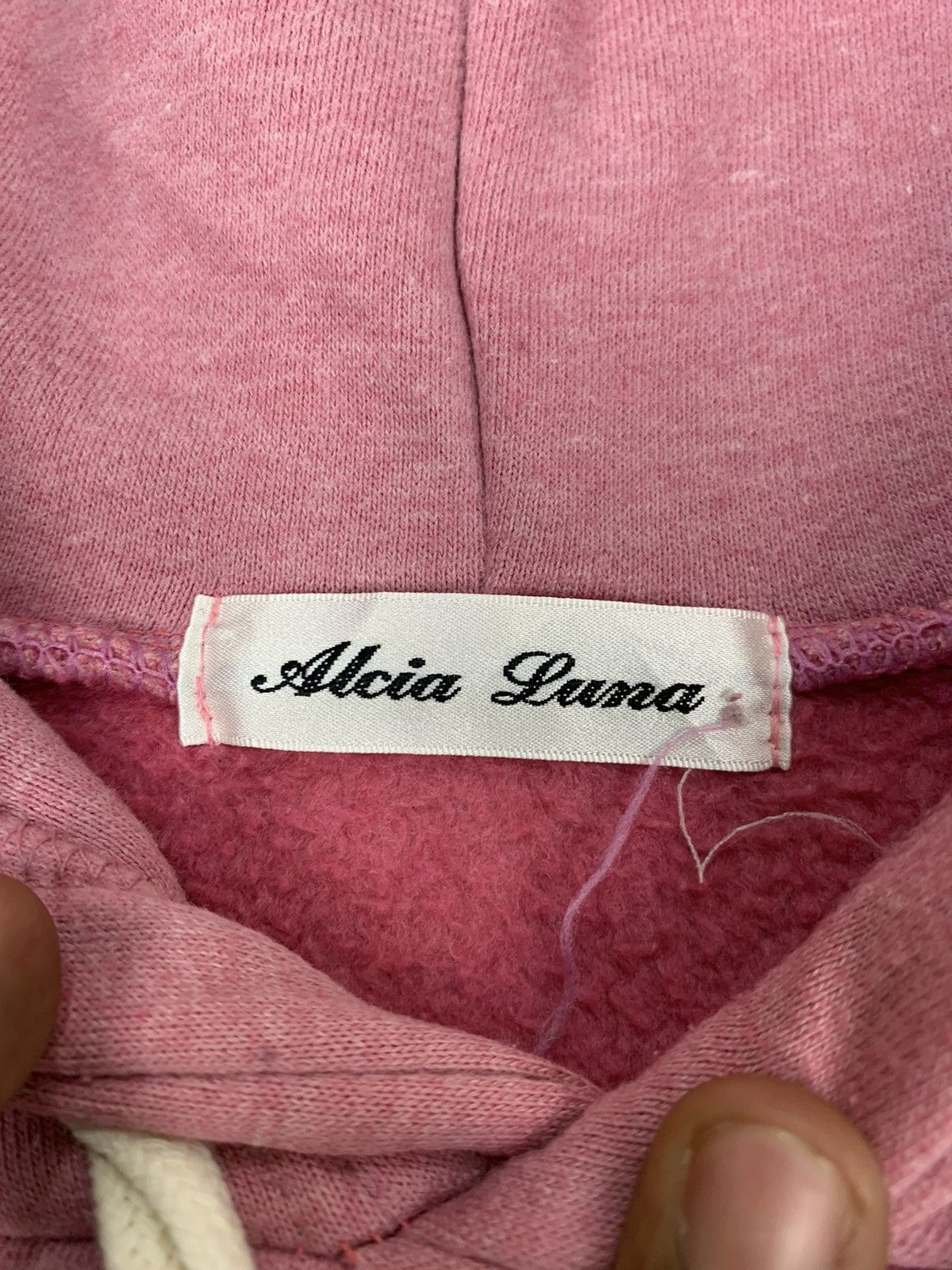 Japanese Brand × Pink ALCIA LUNA WOR BigLogo Graphic Print Pullover Hoodie Jacket Size US L / EU 52-54 / 3 - 17 Thumbnail