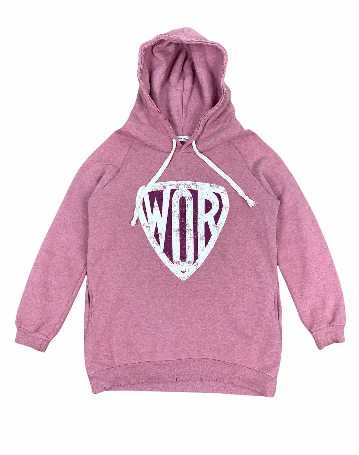 Japanese Brand × Pink ALCIA LUNA WOR BigLogo Graphic Print Pullover Hoodie Jacket Size US L / EU 52-54 / 3 - 1 Thumbnail