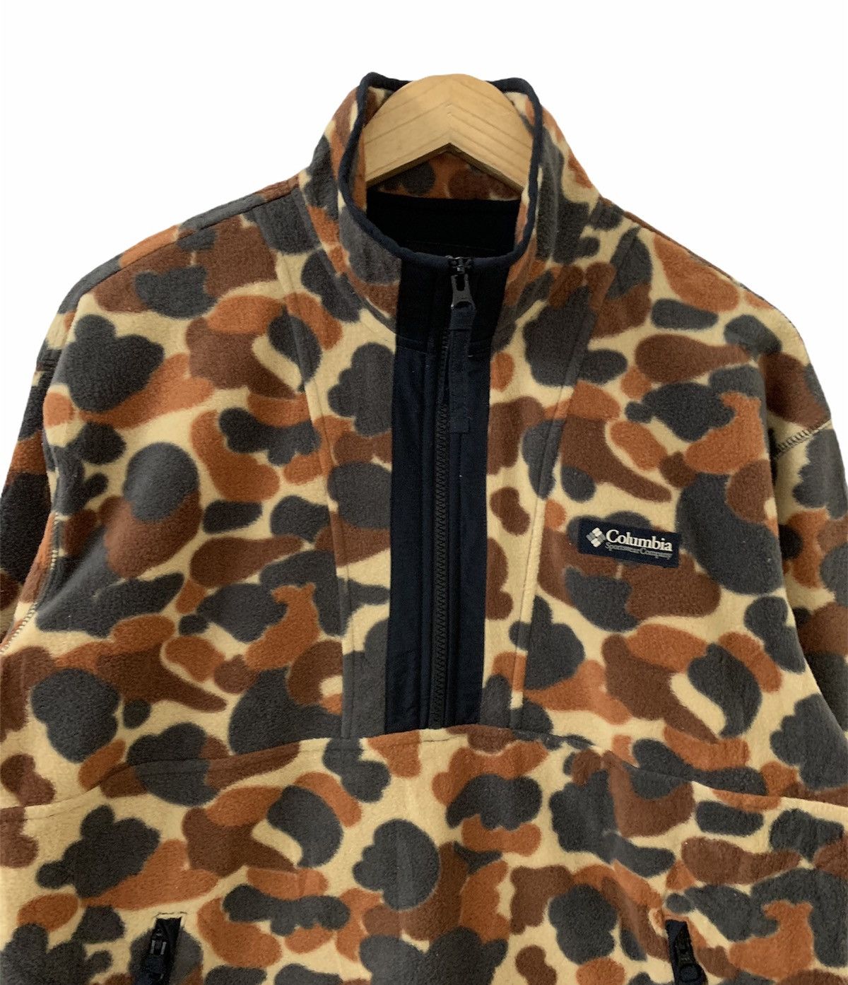 Columbia Columbia Camo Half Zip Fleece Sweater Size US M / EU 48-50 / 2 - 2 Thumbnail