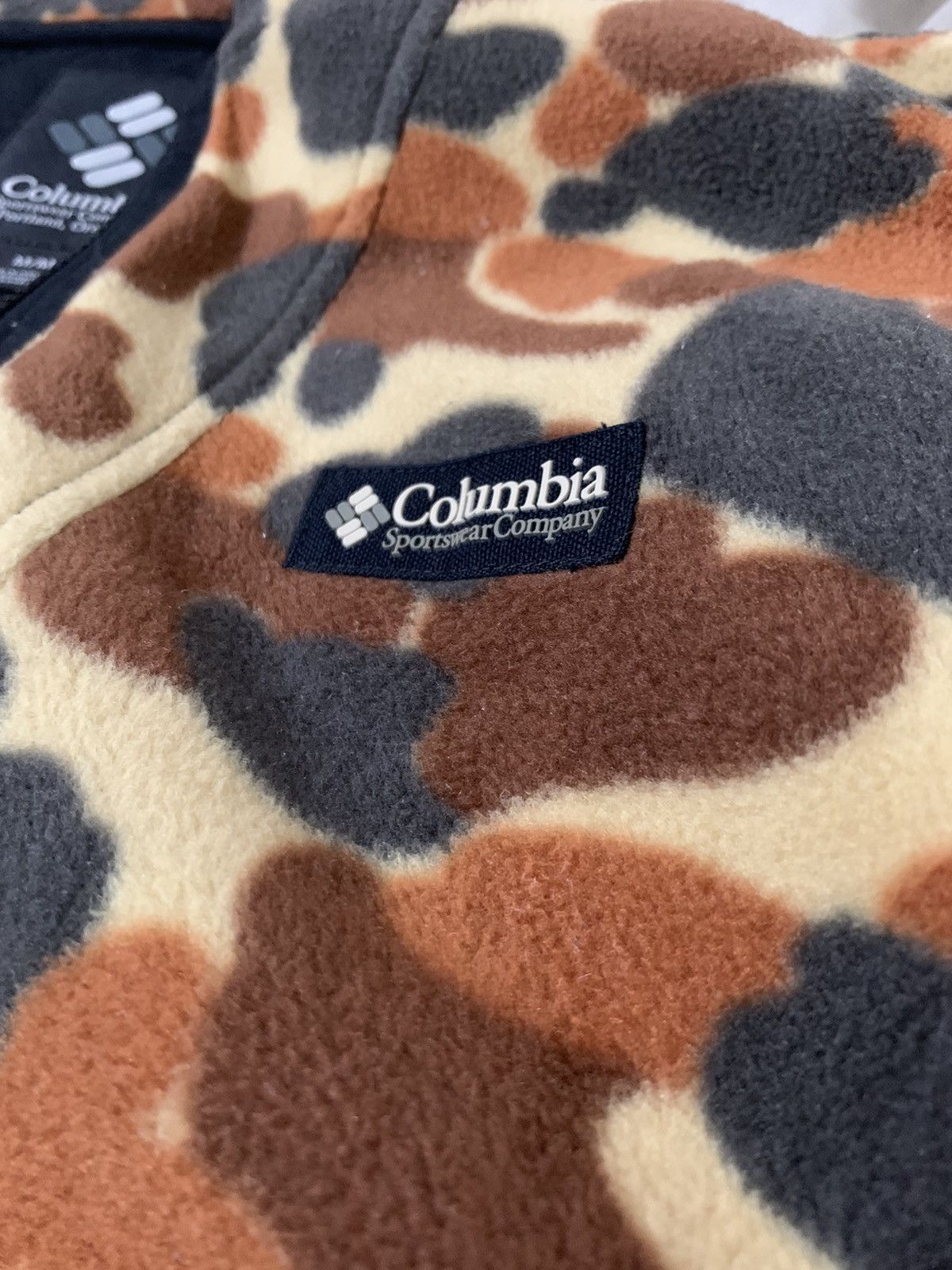 Columbia Columbia Camo Half Zip Fleece Sweater Size US M / EU 48-50 / 2 - 7 Thumbnail