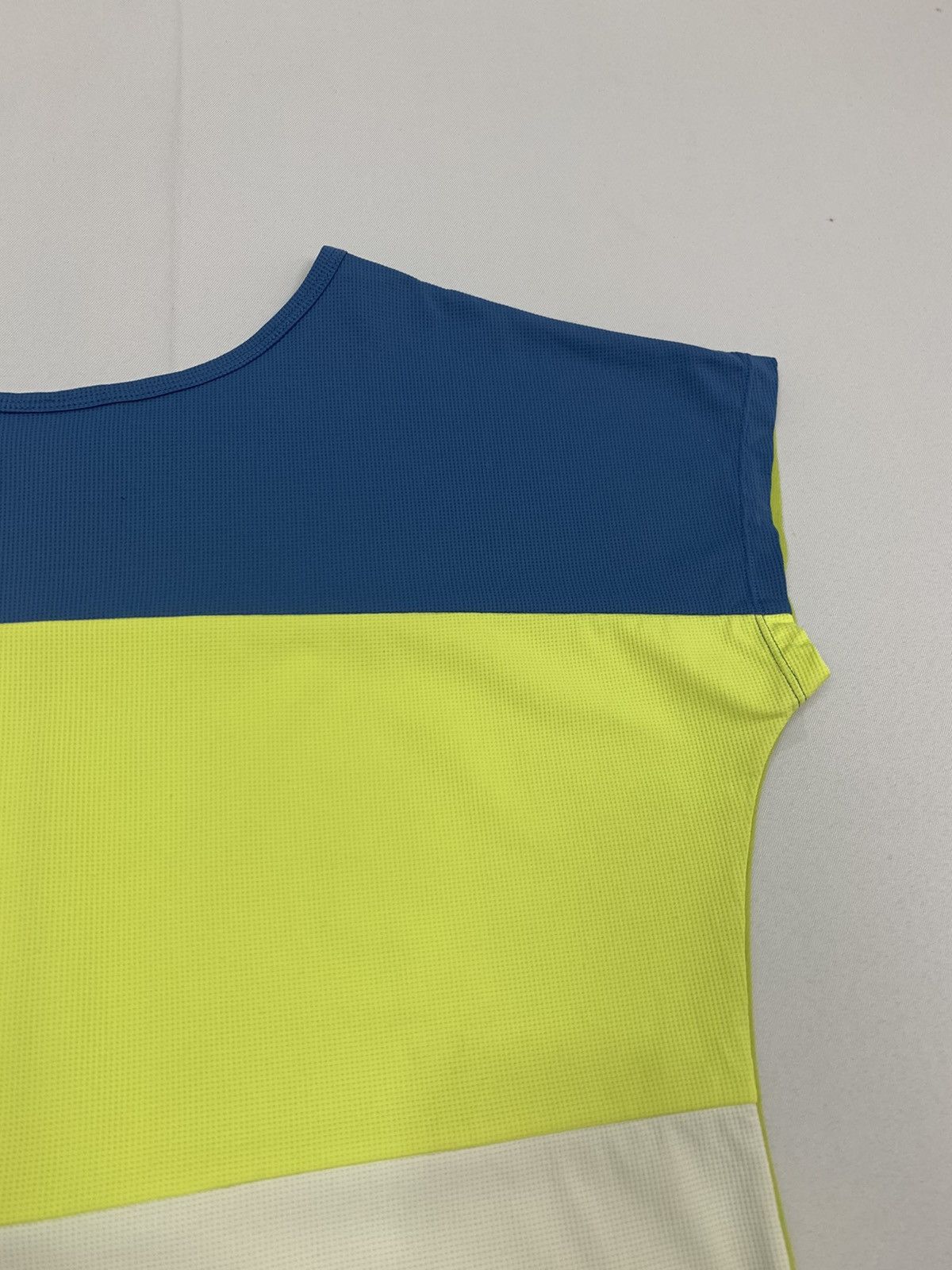 Ellesse × Solid and Striped ELLESSE Stripe Colorful WideNeck Croptop ShortSleeve Tshirt Size S / US 4 / IT 40 - 4 Thumbnail