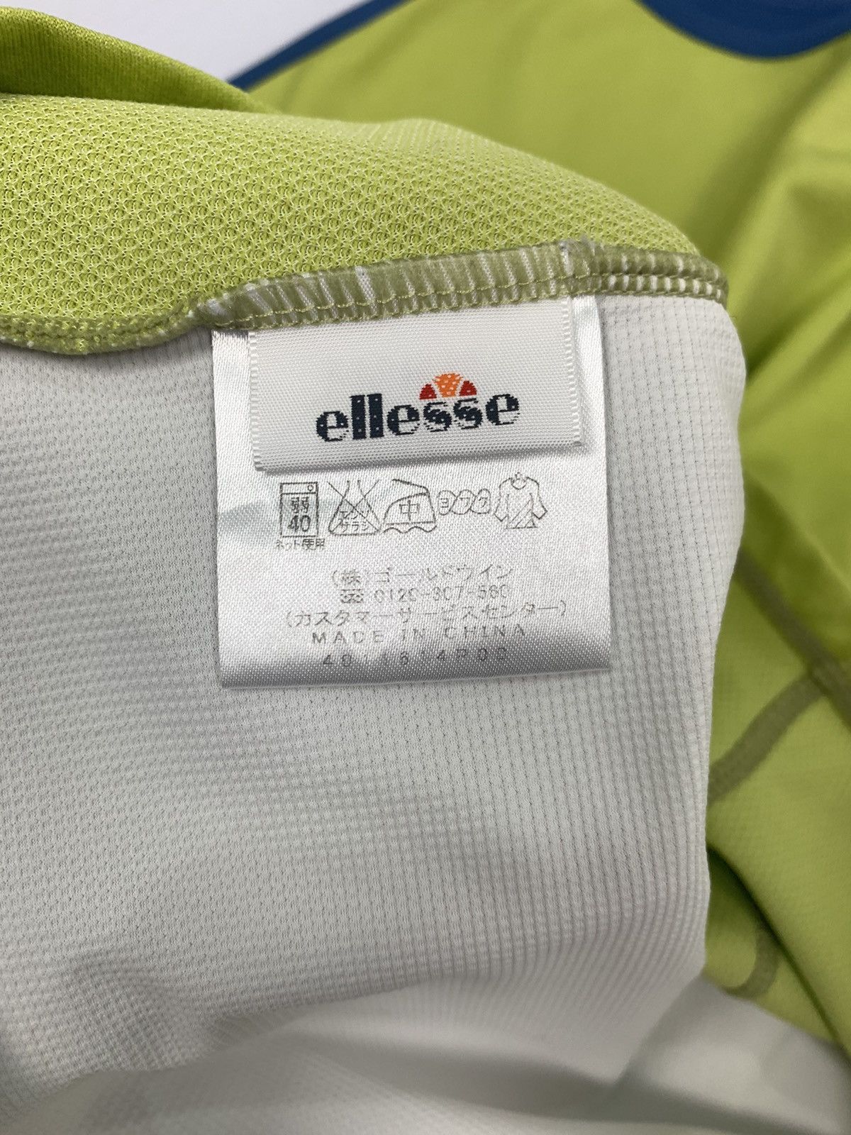 Ellesse × Solid and Striped ELLESSE Stripe Colorful WideNeck Croptop ShortSleeve Tshirt Size S / US 4 / IT 40 - 8 Thumbnail
