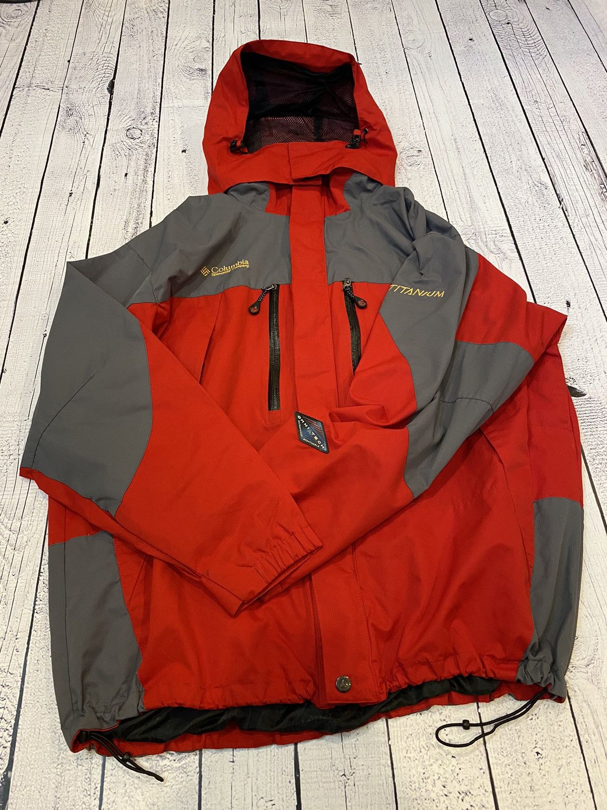 Arc Teryx Columbia Outdoor Life Columbia Omni Tech Titanium Jacket Grailed