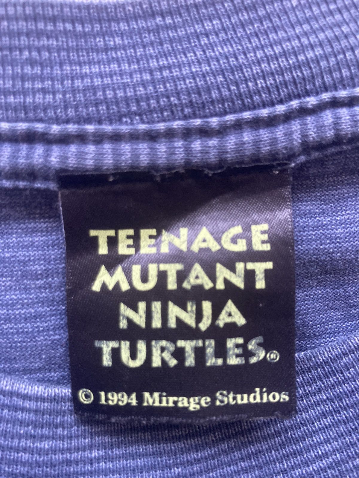 Vintage RARE Vintage 1994 teenage mutant ninja turtles striped shirt Size US M / EU 48-50 / 2 - 8 Thumbnail