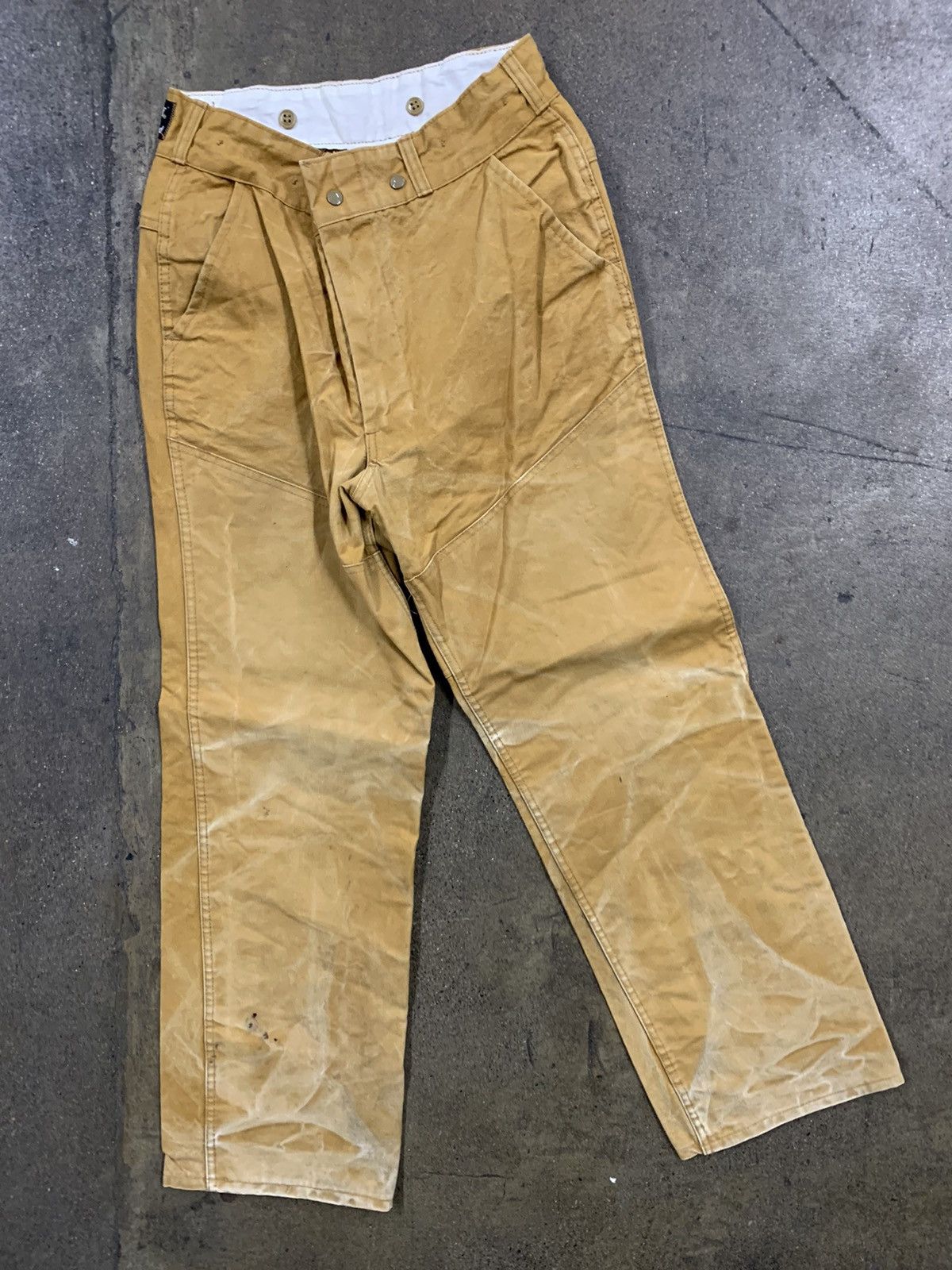 Jean × Vintage Vintage 1980s Red Head Bone Dry Canvas Jean × Vintage Vintage 1980s Red Head Bone Dry Canvas