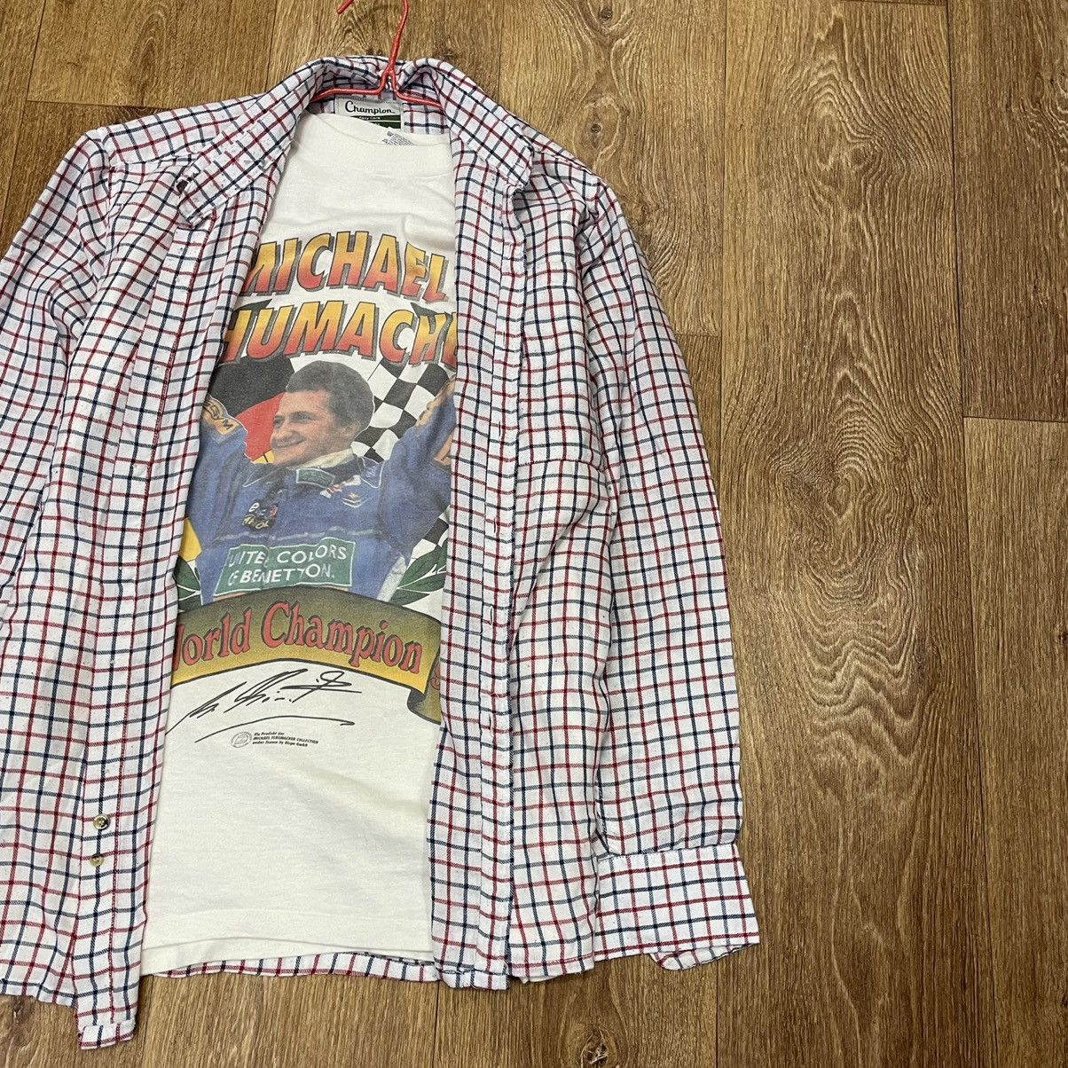 Flannel Vintage Flannel Shirt Checkered Travis Scott Style Size US M / EU 48-50 / 2 - 2 Thumbnail