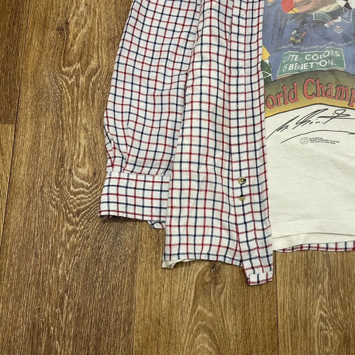 Flannel Vintage Flannel Shirt Checkered Travis Scott Style Size US M / EU 48-50 / 2 - 3 Thumbnail