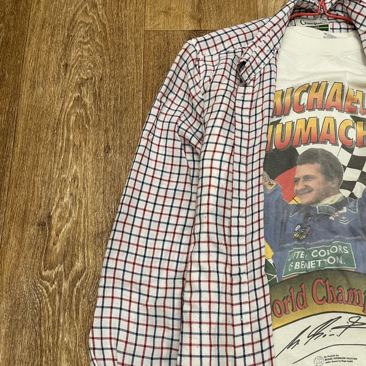 Flannel Vintage Flannel Shirt Checkered Travis Scott Style Size US M / EU 48-50 / 2 - 4 Thumbnail