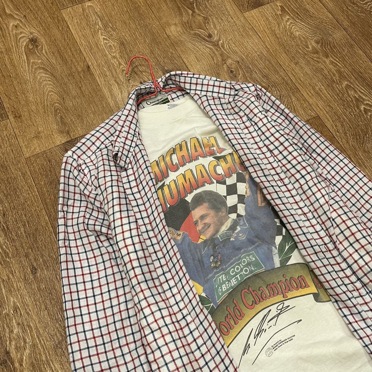 Flannel Vintage Flannel Shirt Checkered Travis Scott Style Size US M / EU 48-50 / 2 - 5 Thumbnail