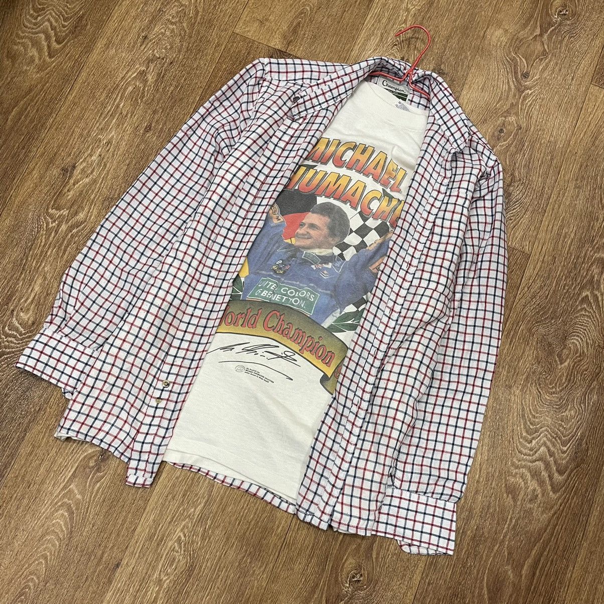 Flannel Vintage Flannel Shirt Checkered Travis Scott Style Size US M / EU 48-50 / 2 - 6 Thumbnail