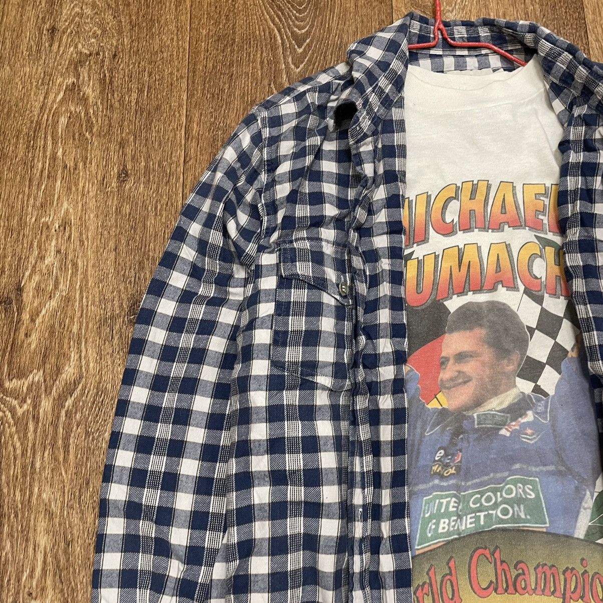 Vintage Vintage Y2K Graphic Tee Checkered Shirt Oversized Grunge L Size US L / EU 52-54 / 3 - 6 Thumbnail