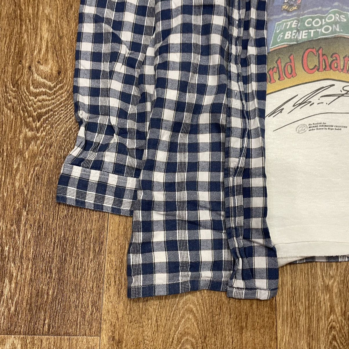 Vintage Vintage Y2K Graphic Tee Checkered Shirt Oversized Grunge L Size US L / EU 52-54 / 3 - 5 Thumbnail