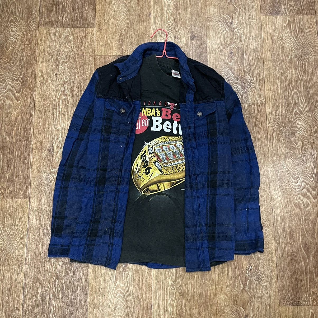 Flannel Vintage Flannel Shirt Checkered Shirt Travis Scott Style Y2K Size US L / EU 52-54 / 3 - 1 Thumbnail