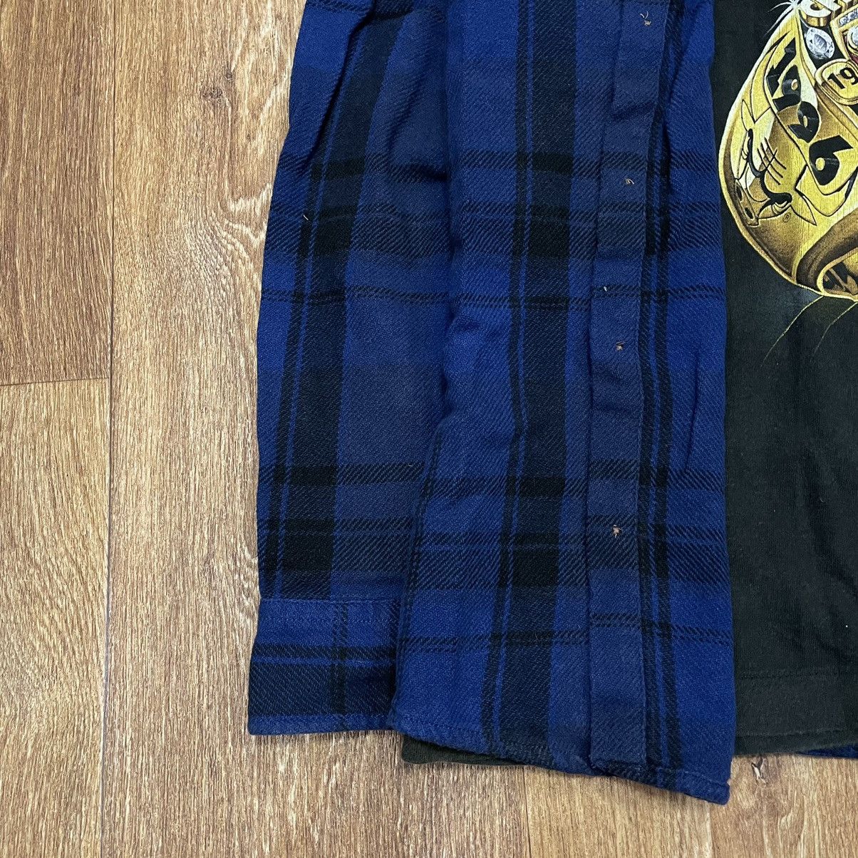Flannel Vintage Flannel Shirt Checkered Shirt Travis Scott Style Y2K Size US L / EU 52-54 / 3 - 3 Thumbnail