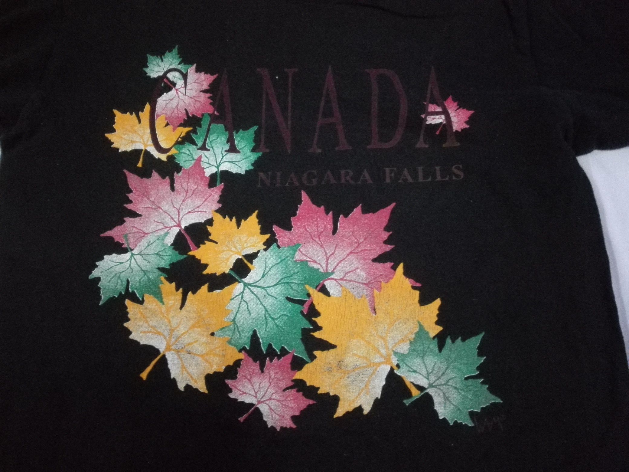 Fruit Of The Loom Vintage 1980s 80s CANADA NIAGARA FALL Tourist Tee Size US S / EU 44-46 / 1 - 2 Thumbnail