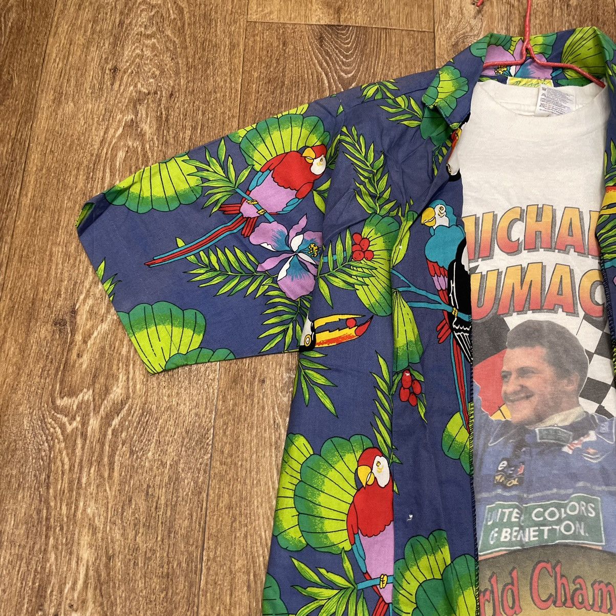 Vintage Vintage 90s Floral All Over Print Hawaiian Shirt Y2K Skate M Size US M / EU 48-50 / 2 - 6 Thumbnail