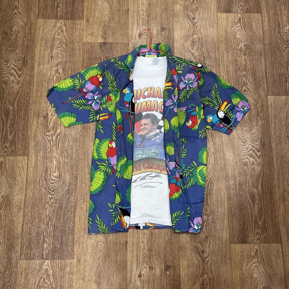 Vintage Vintage 90s Floral All Over Print Hawaiian Shirt Y2K Skate M Size US M / EU 48-50 / 2 - 2 Thumbnail