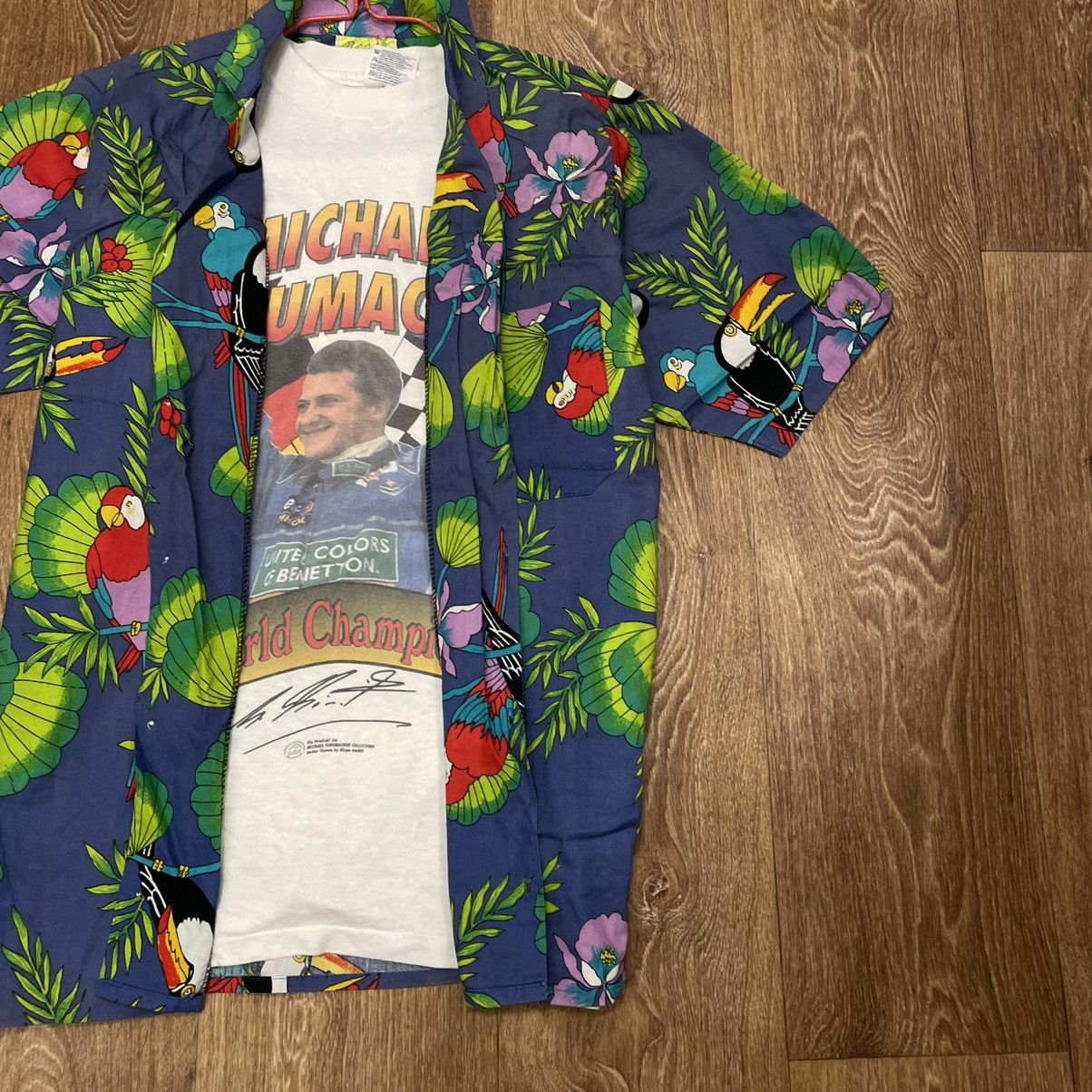 Vintage Vintage 90s Floral All Over Print Hawaiian Shirt Y2K Skate M Size US M / EU 48-50 / 2 - 4 Thumbnail