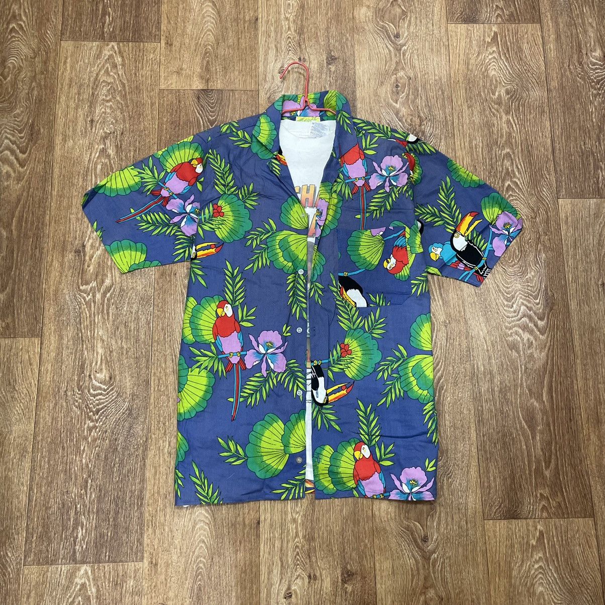 Vintage Vintage 90s Floral All Over Print Hawaiian Shirt Y2K Skate M Size US M / EU 48-50 / 2 - 1 Thumbnail