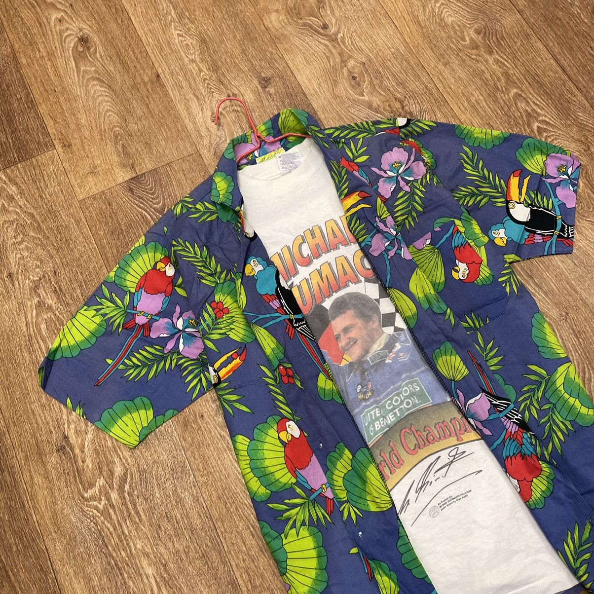 Vintage Vintage 90s Floral All Over Print Hawaiian Shirt Y2K Skate M Size US M / EU 48-50 / 2 - 7 Thumbnail
