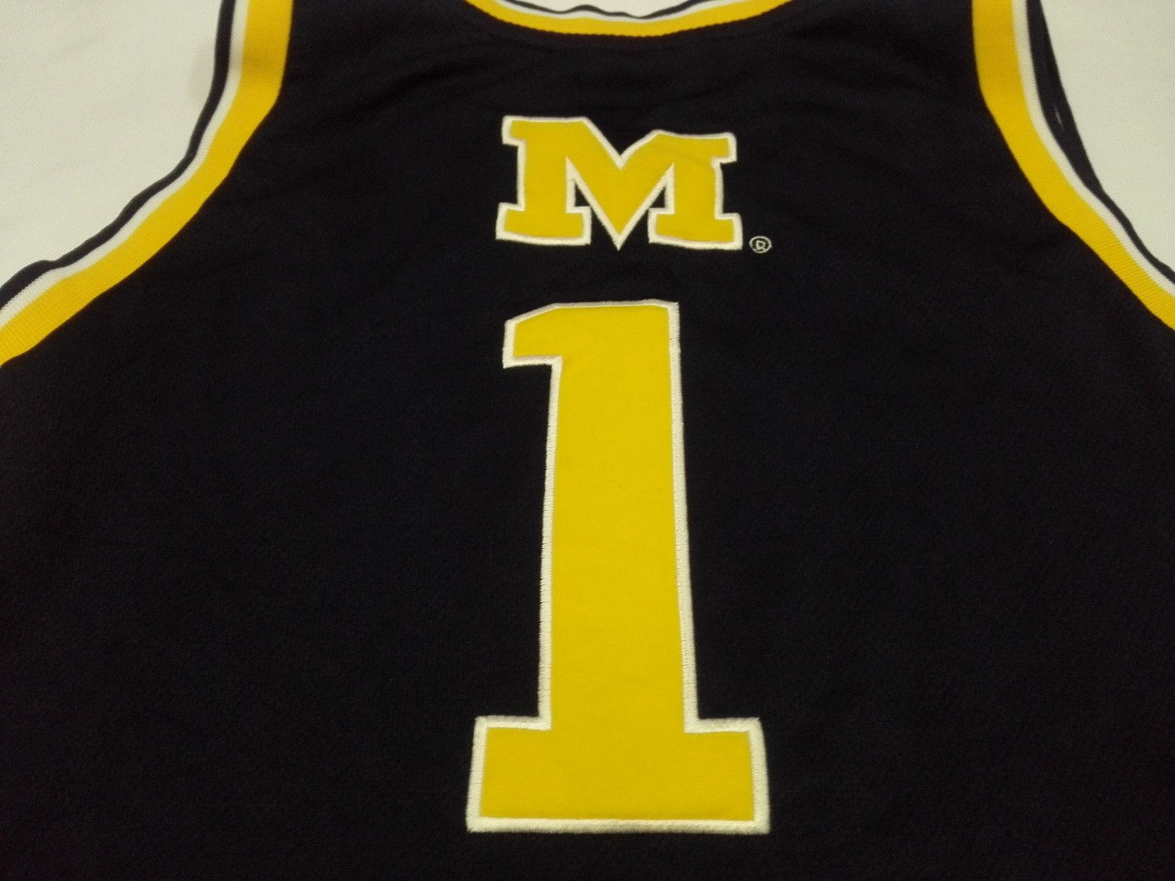 Sports Specialties Vintage MICHIGAN #1 Jersey Men's Colosseum Athletics Size US L / EU 52-54 / 3 - 9 Thumbnail