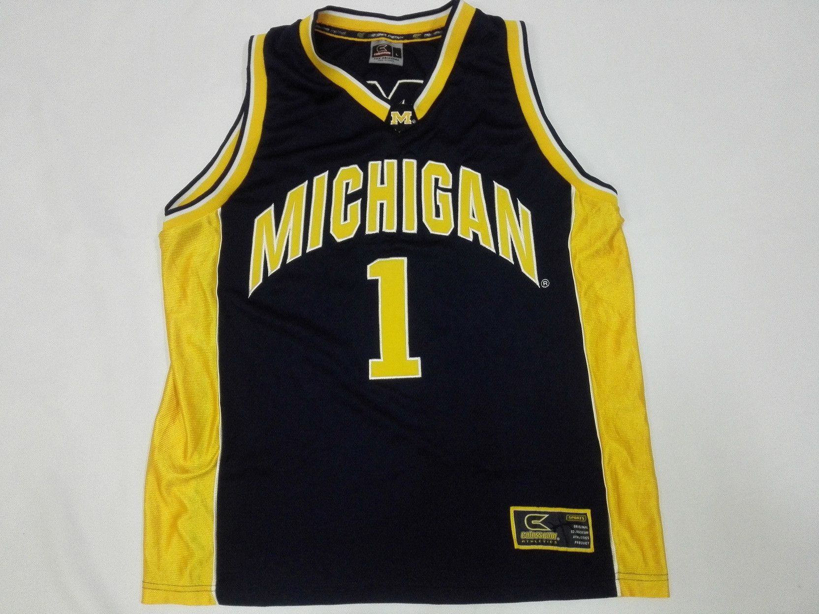 Sports Specialties Vintage MICHIGAN #1 Jersey Men's Colosseum Athletics Size US L / EU 52-54 / 3 - 1 Thumbnail