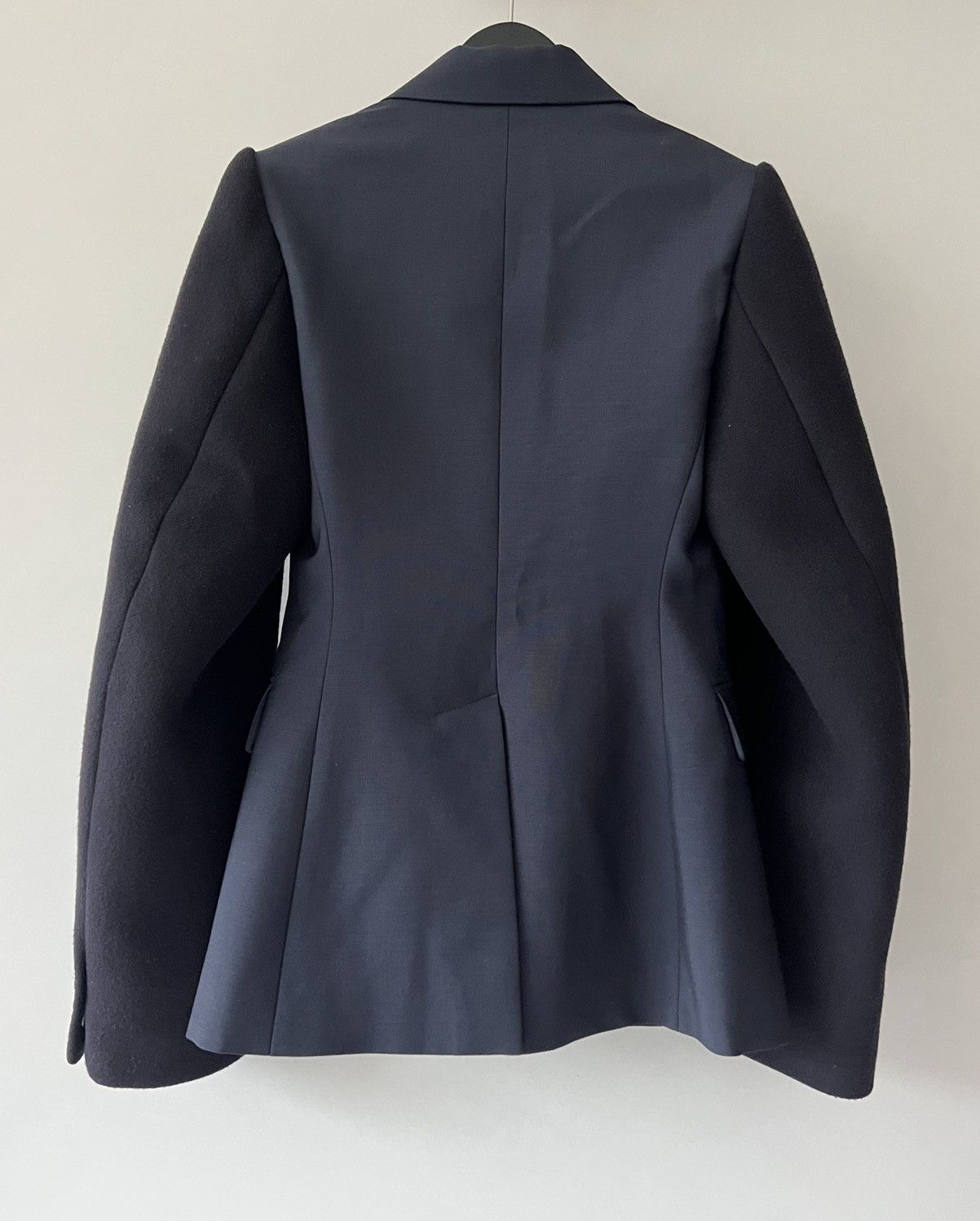 Maison Margiela FW19 Paneled wool and mohair-blend felt and woven blazer Size S / US 4 / IT 40 - 3 Thumbnail