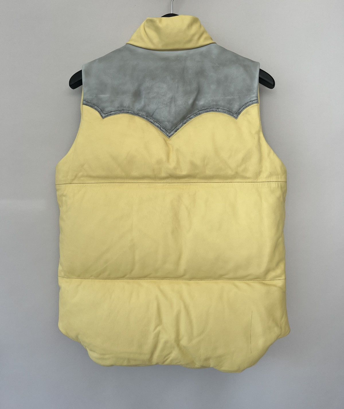 Calvin Klein 205W39NYC × Raf Simons Special Ordered Lamb Leather Yellow Vest Size US S / EU 44-46 / 1 - 3 Thumbnail