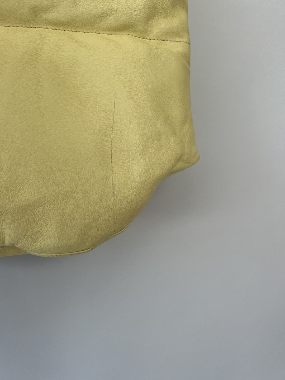 Calvin Klein 205W39NYC × Raf Simons Special Ordered Lamb Leather Yellow Vest Size US S / EU 44-46 / 1 - 4 Thumbnail