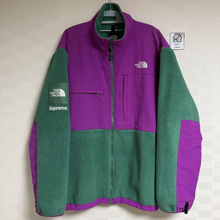 Supreme Supreme x The North Face Denali Fleece Green Magenta SS08