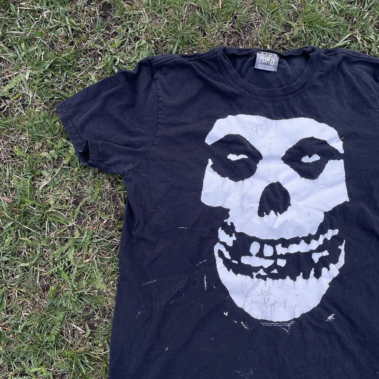Vintage Vintage 90s Misfits Graphic Tee Skull Punk Grunge Slim M Size US M / EU 48-50 / 2 - 4 Thumbnail