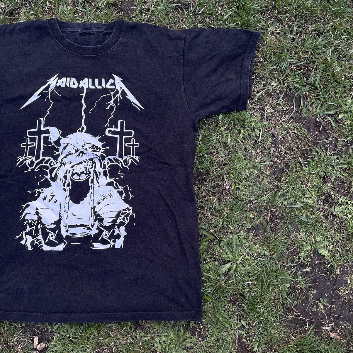 Vintage Vintage 90s Metallica Band Tee Sun Faded Grunge Graphic L Size US L / EU 52-54 / 3 - 3 Thumbnail