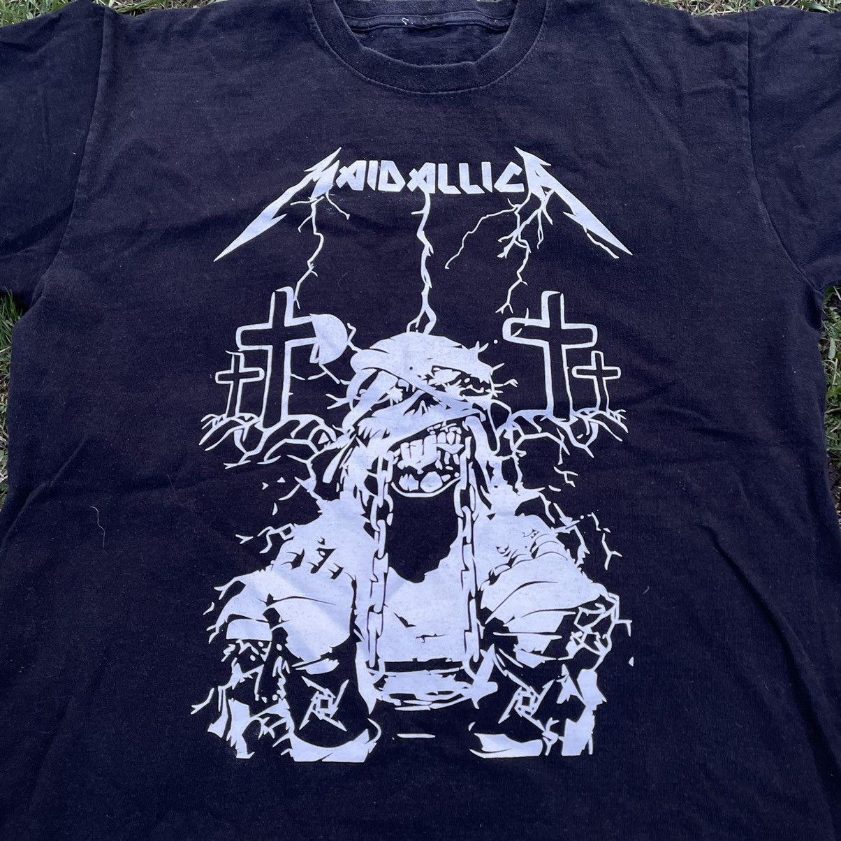 Vintage Vintage 90s Metallica Band Tee Sun Faded Grunge Graphic L Size US L / EU 52-54 / 3 - 5 Thumbnail