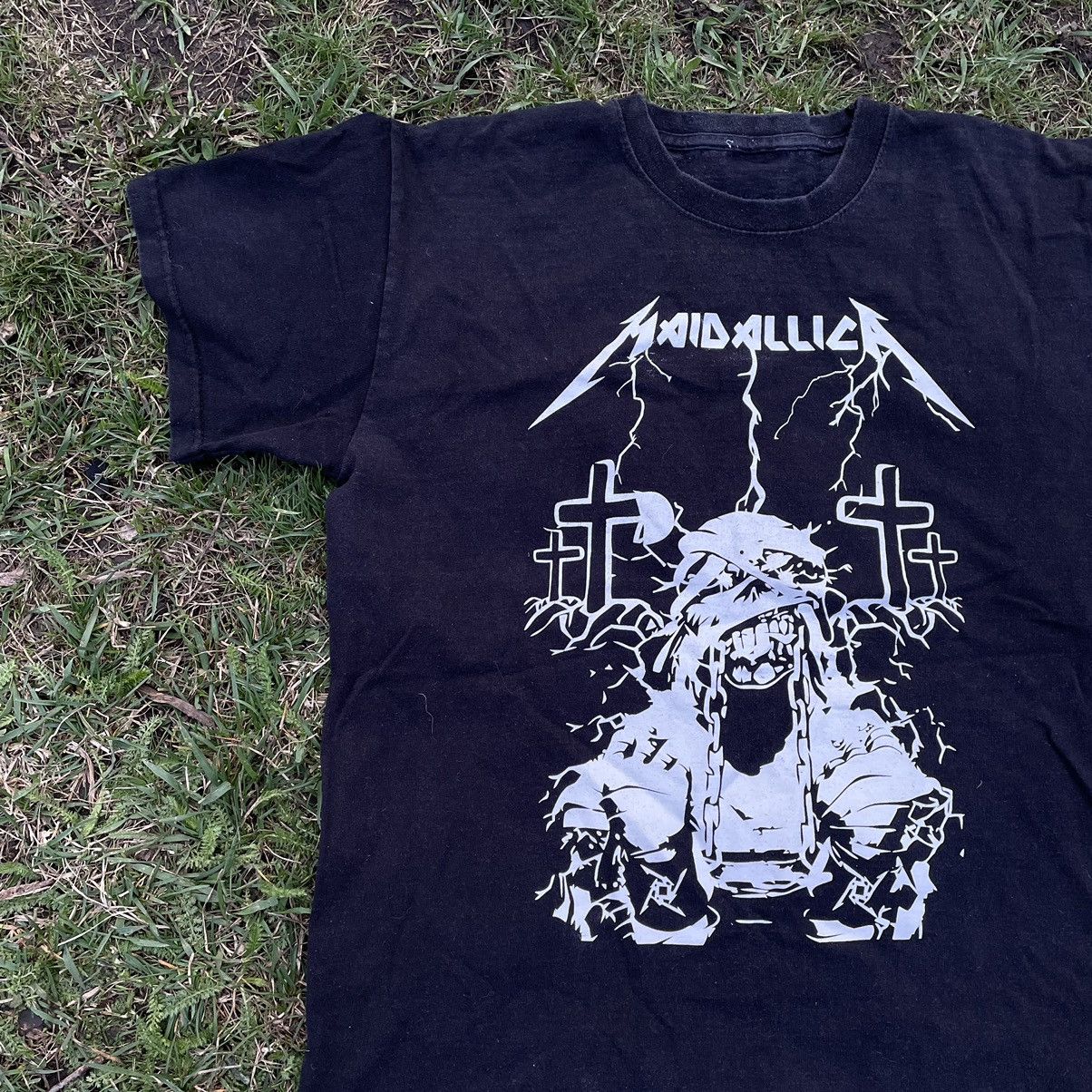 Vintage Vintage 90s Metallica Band Tee Sun Faded Grunge Graphic L Size US L / EU 52-54 / 3 - 4 Thumbnail