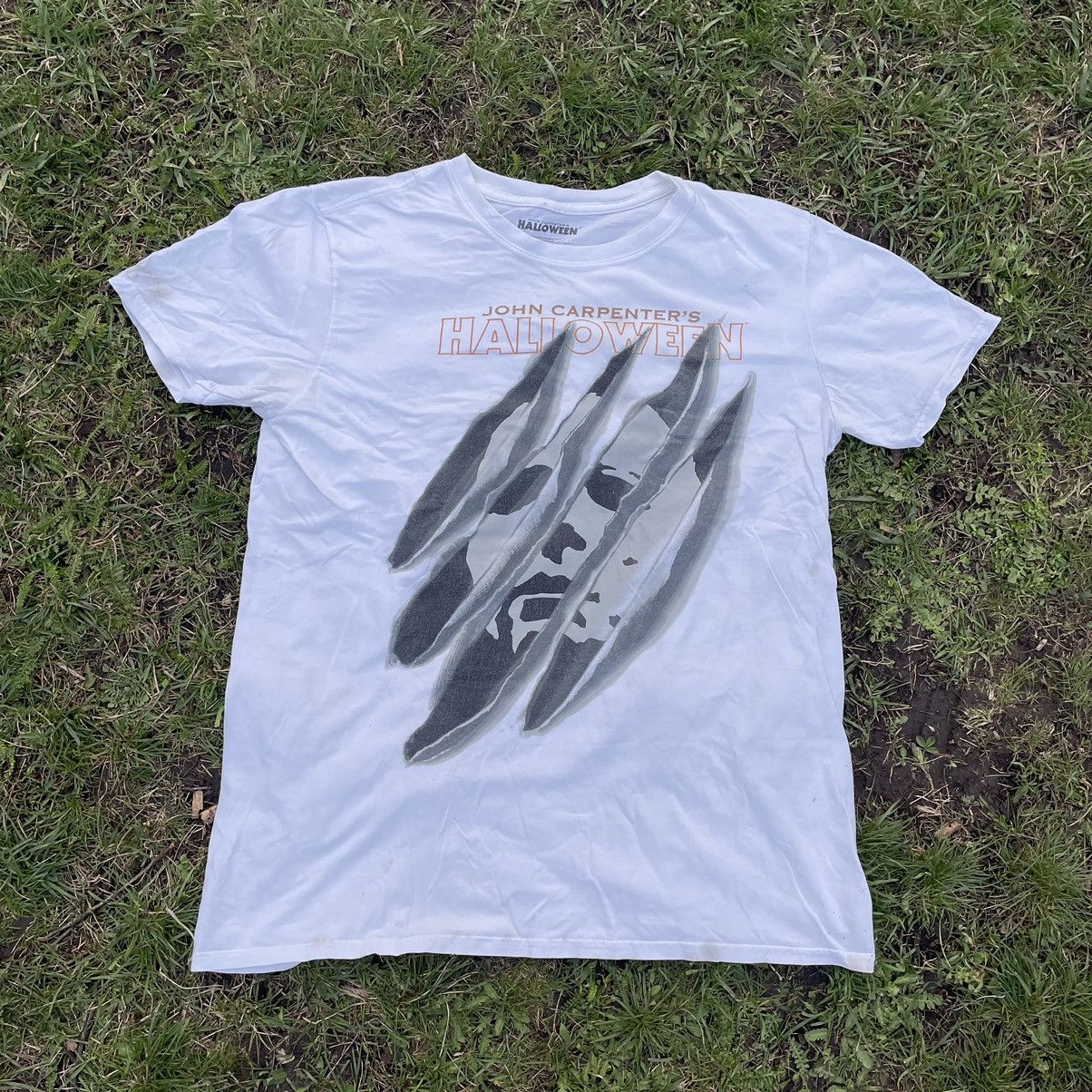Vintage Vintage 90s Graphic Tee Sun Faded Horror Grunge Skate Boxy L Size US L / EU 52-54 / 3 - 2 Thumbnail