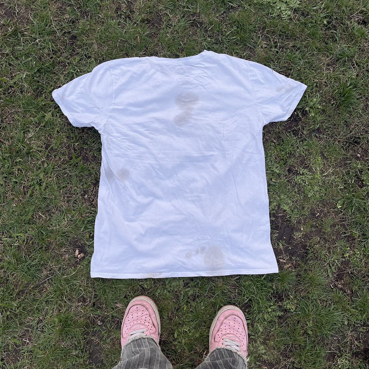 Vintage Vintage 90s Graphic Tee Sun Faded Horror Grunge Skate Boxy L Size US L / EU 52-54 / 3 - 8 Thumbnail