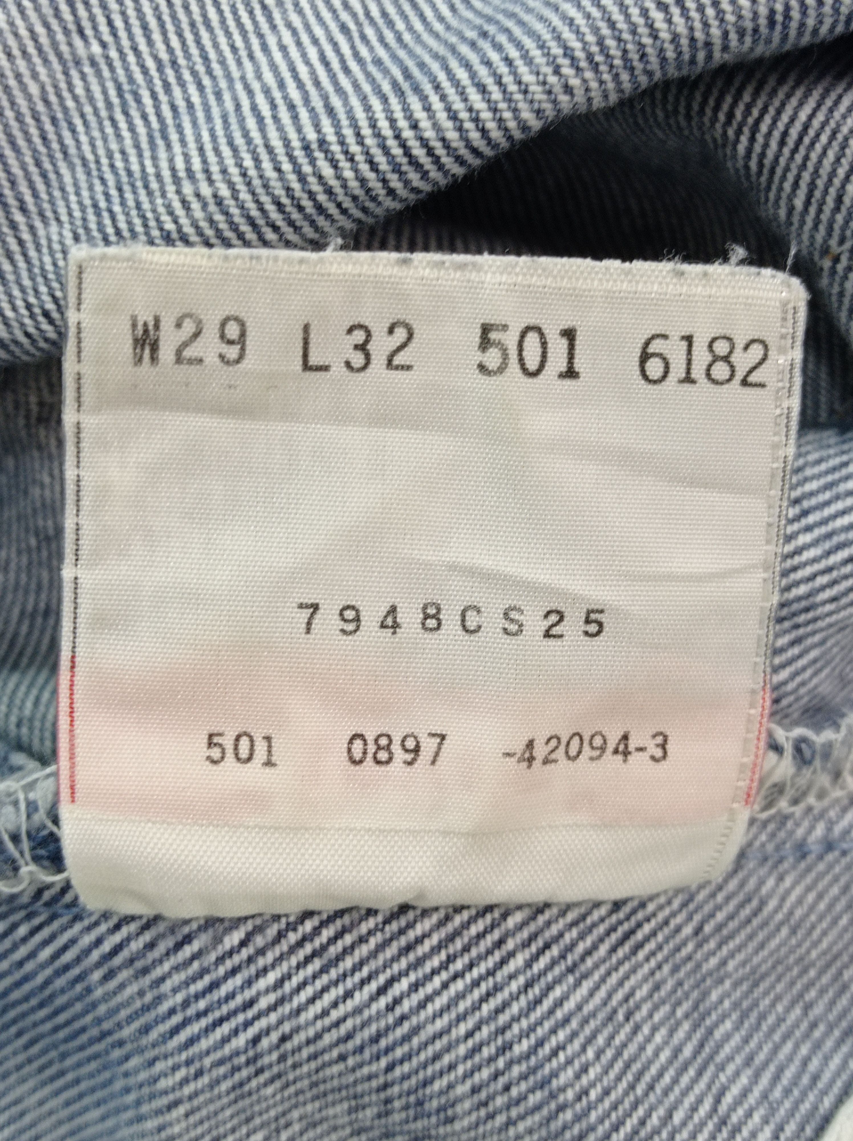 Levi's Vintage Levi's 501 Faded Denim Pants Size US 29 - 4 Thumbnail