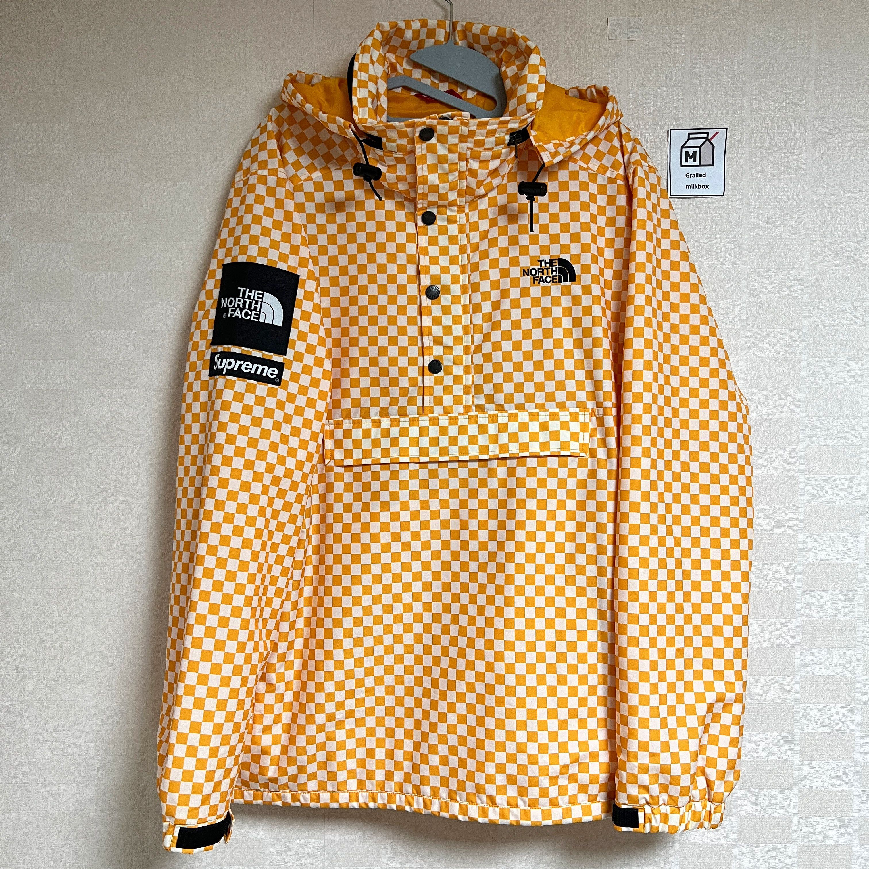 Supreme north face checkered 2024 jacket