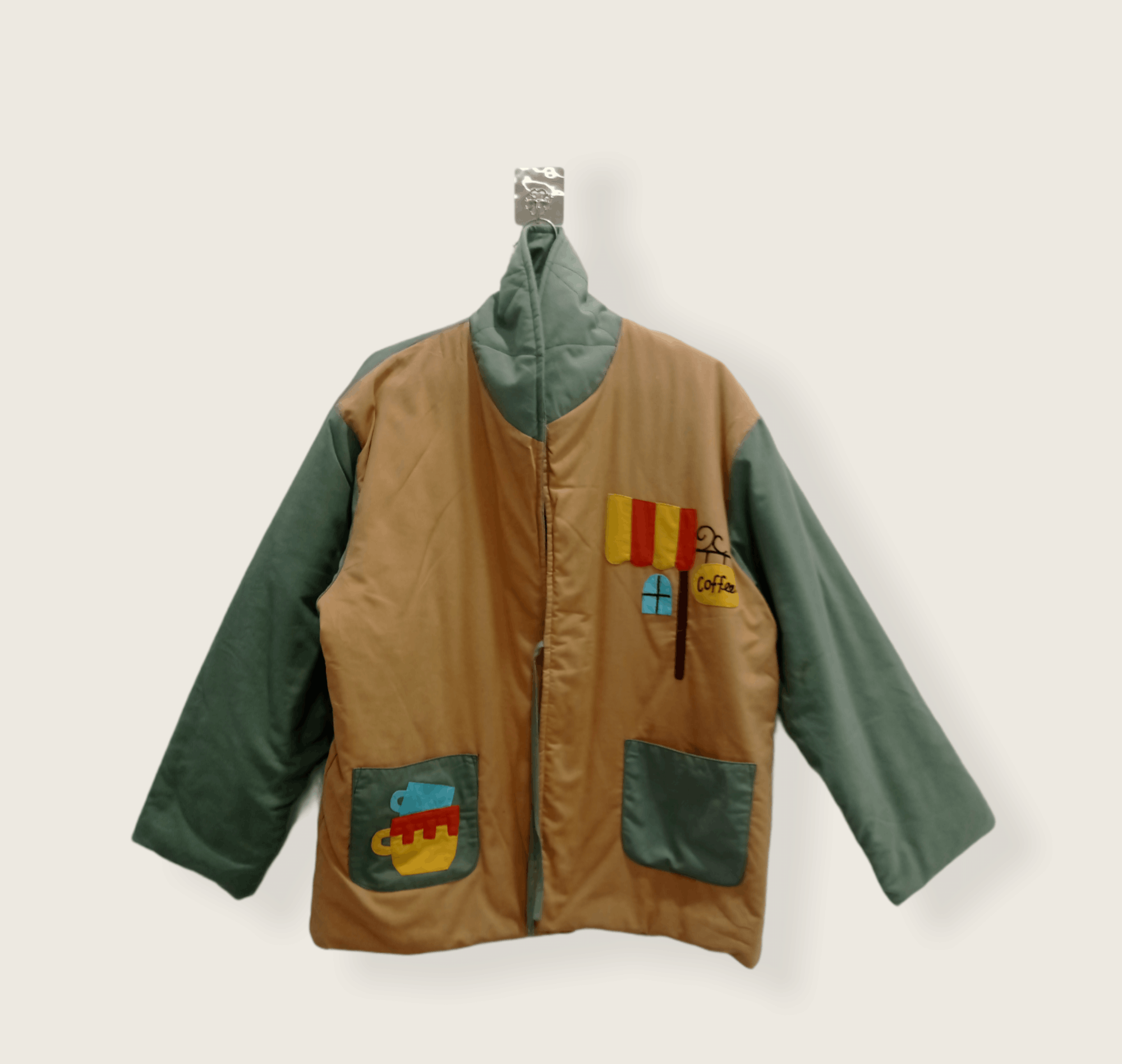 image of Vintage Japanese Cardigan in Brown, Men's (Size XL)