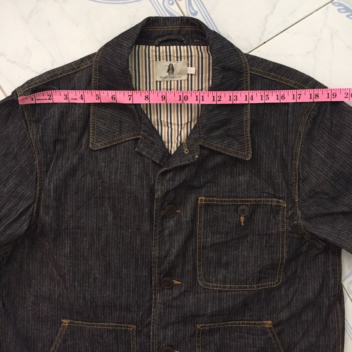 Hush Puppies Hush Puppies Denim Like 5 Pockets Jacket Size US L / EU 52-54 / 3 - 15 Thumbnail