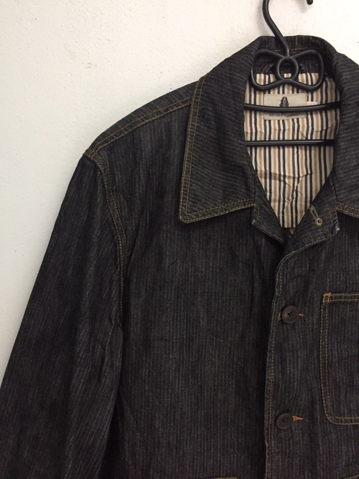 Hush Puppies Hush Puppies Denim Like 5 Pockets Jacket Size US L / EU 52-54 / 3 - 6 Thumbnail