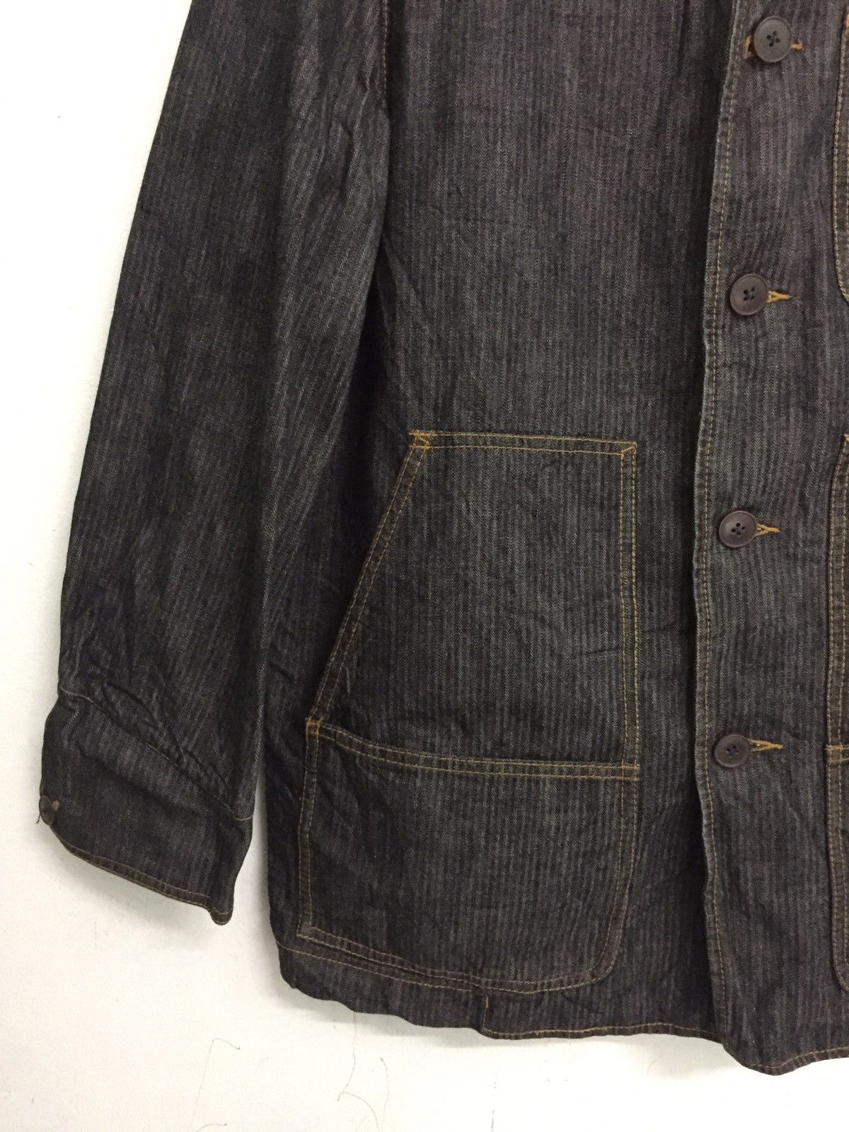 Hush Puppies Hush Puppies Denim Like 5 Pockets Jacket Size US L / EU 52-54 / 3 - 7 Thumbnail
