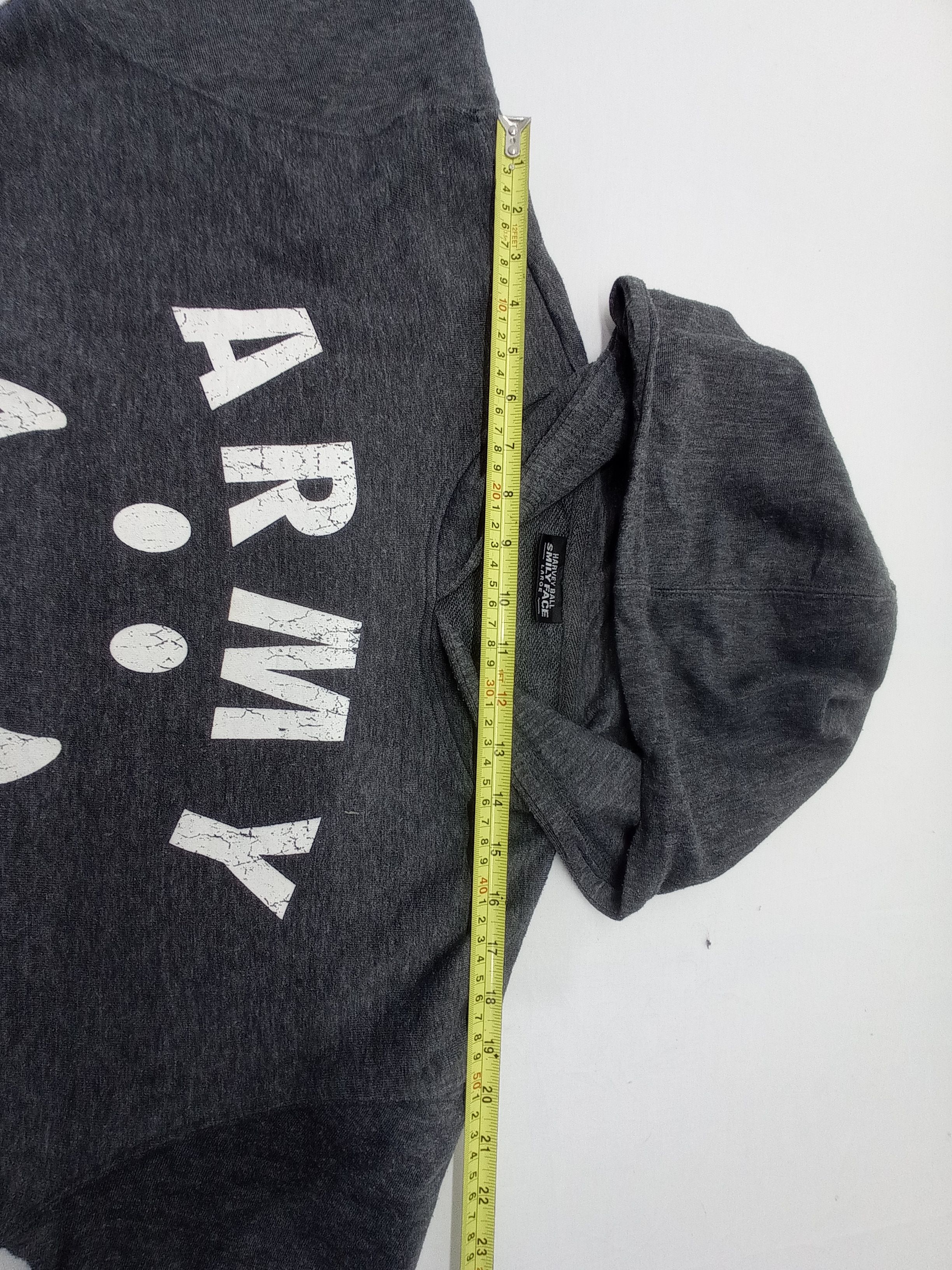 Japanese Brand Harvey Ball Army Smile Face Hoodie Size US L / EU 52-54 / 3 - 11 Thumbnail